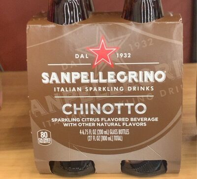 Chinotto Sparkling Citrus Flavored Beverage, Chinotto