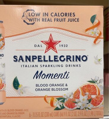 Blood Orange & Orange Blossom Italian Sparkling Drinks, Blood Orange & Orange Blossom