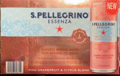 Pink Grapefruit & Citrus Blend Flavored Mineral Water, Pink Grapefruit & Citrus Blend