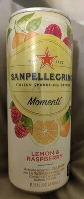 Lemon & Raspberry Sparkling Drink With 3% Lemon And 3% Raspberry Juices From Concentrate, Lemon & Raspberry