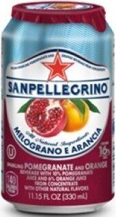 Melograno E Arancia Sparkling Pomegranate & Orange Beverage With 11% Orange Juice And 5% Pomegranate Juice From Concentrate, Melograno E Arancia