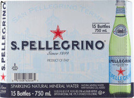 Sparkling Natural Mineral Water With Natural Co2 Added