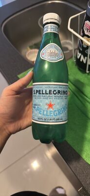 S.Pellegrino Sparkling Natural Mineral Water, 16.9 fl oz plastic water bottle