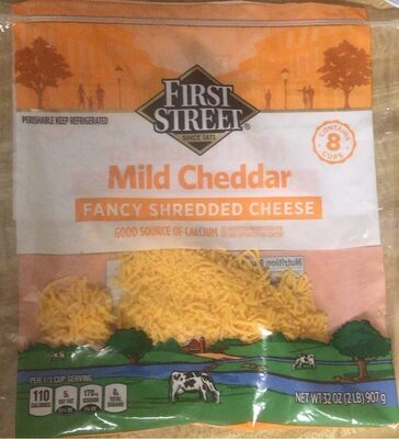 Mild Cheddar Fancy Shredded Cheese, Mild Cheddar