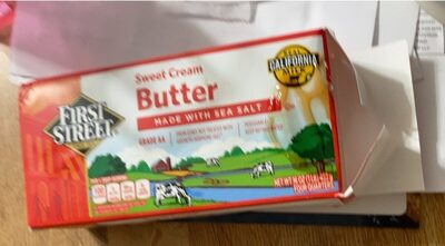 Sweet Cream Butter With Sea Salt, Sweet Cream With Sea Salt