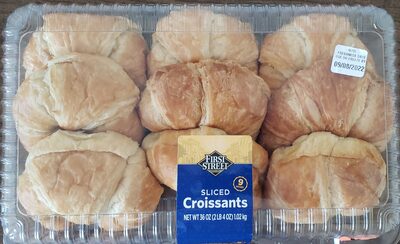 Pre-Sliced Large Croissants