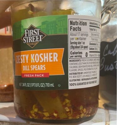 Zesty Kosher Dill Spears, Zesty Kosher Dill