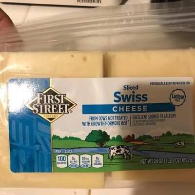 Swiss Thick Sliced Cheese, Swiss