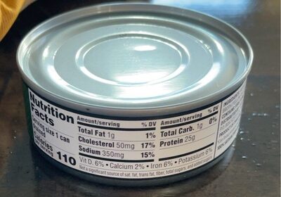 Chunk Light Tuna In Water, Chunk Light In Water
