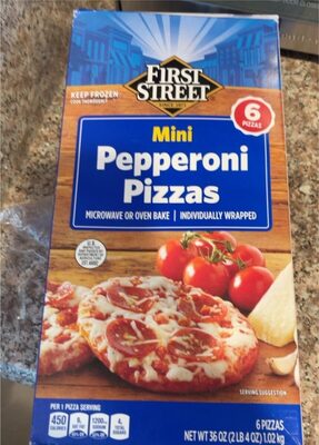 Pepperoni Mini Pizzas, Pepperoni