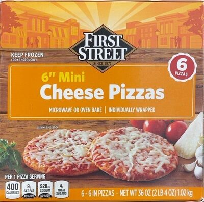 Cheese Mini Pizzas, Cheese