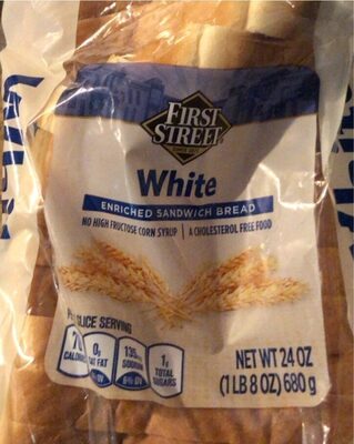 White Enriched Sandwich Bread, White