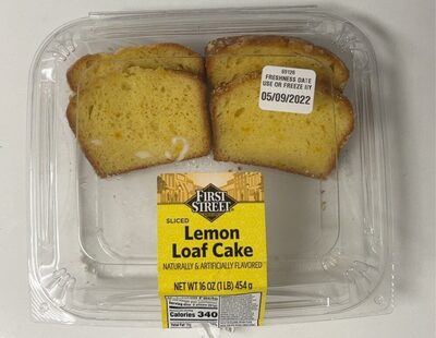 Lemon Sliced Loaf Cake, Lemon