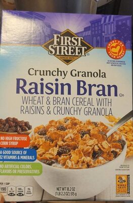 Raisin Bran Wheat & Bran Cereal With Raisins & Crunchy Granola, Raisin Bran