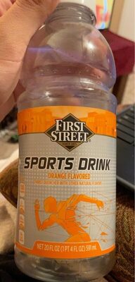 Orange Flavored Thirst Quencher Sports Drink, Orange