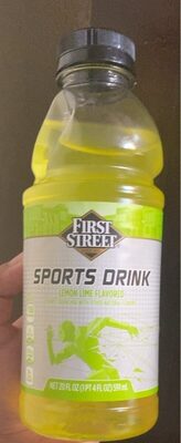 Lemon Lime Flavored Thirst Quencher Sports Drink, Lemon Lime