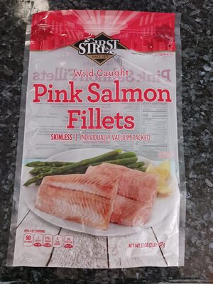 Skinless Wild Caught Pink Salmon Fillets