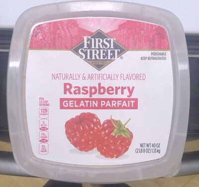 Raspberry Gelatin Parfait, Raspberry