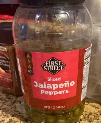 Hot Jalapeno Sliced Peppers, Hot Jalapeno