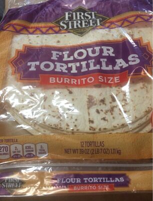 Flour Burrito Size Tortillas, Flour