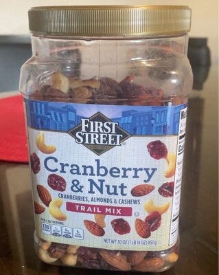 Cranberry & Nut Cranberries, Almonds & Cashews Trail Mix, Cranberry & Nut