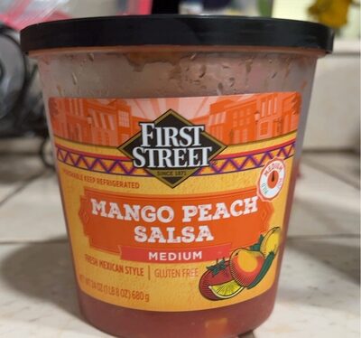 Medium Mango Peach Salsa, Medium Mango Peach