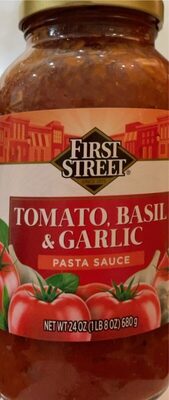Tomato, Basil & Garlic Pasta Sauce, Tomato, Basil & Garlic
