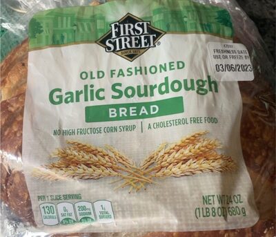 Garlic Sourdough Old Fashioned Bread, Garlic Sourdough