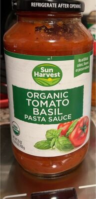 Organic Tomato Basil Pasta Sauce, Tomato Basil