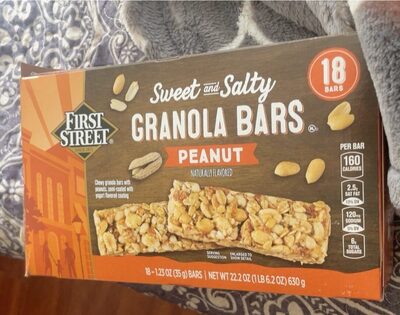 Peanut Sweet And Salty Granola Bars, Peanut Sweet And Salty