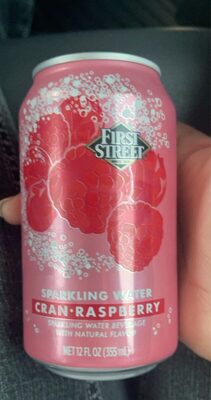 Cran, Raspberry Sparkling Water, Cran, Raspberry