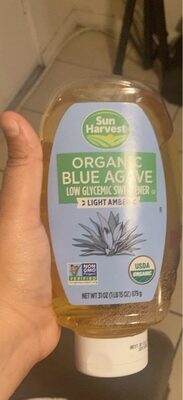 Light Amber Organic Blue Agave Low Glycemic Sweetener, Light Amber