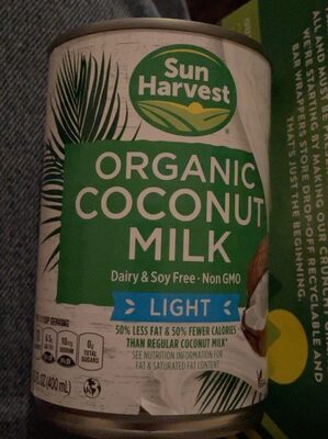 Light Organic Coconut Milk, Light