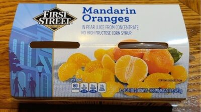 Mandarin Oranges In Pear Juice, Mandarin In Pear Juice