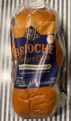 Brioche Hamburger Buns, Brioche