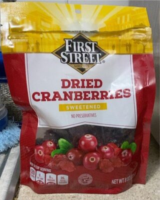 Sweetened Dried Cranberries, Sweetened
