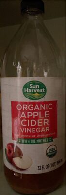 Organic Apple Cider Vinegar With The Mother, Apple Cider