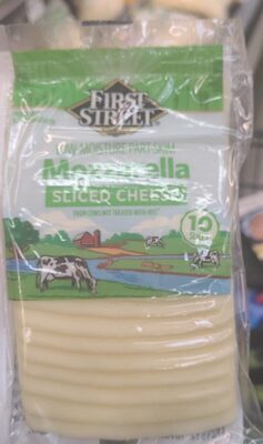 Mozzarella Low-Moisture Part-Skim Cheese Sliced, Mozzarella