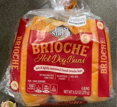 Brioche Hot Dog Buns, Brioche
