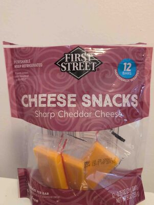 Sharp Cheddar Cheese Snacks Bars, Sharp Cheddar