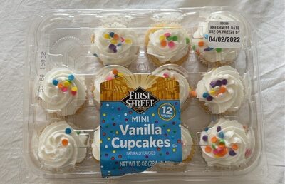 Vanilla Mini Cupcakes, Vanilla