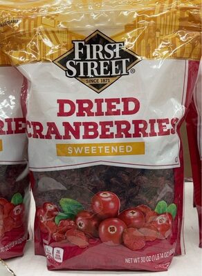 Sweetened Dried Cranberries, Sweetened