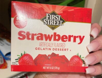 Strawberry Gelatin Dessert, Strawberry