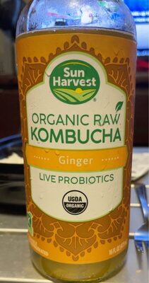 Ginger Organic Raw Kombucha, Ginger