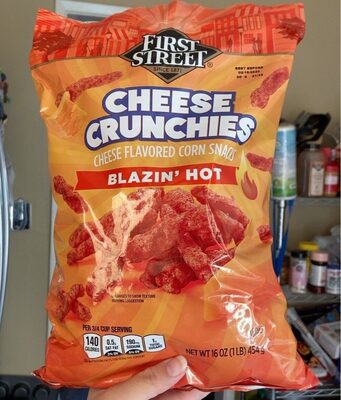 Blazin' Hot Cheese Crunchies Corn Snacks, Blazin' Hot Cheese