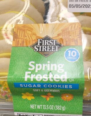Spring Frosted Sugar Cookies, Spring Frosted Sugar