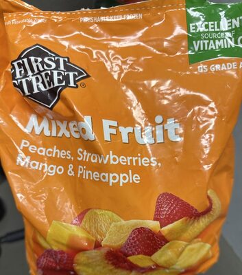 Mixed Fruit Peaches, Strawberries, Mango & Pineapple, Mixed Fruit