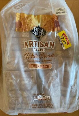 Artisan Style White Thick Sliced Bread, Artisan Style White
