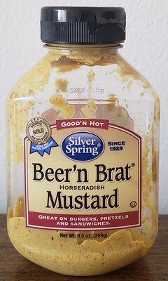 Silver Spring Foods Beer'n Brat Horseradish Mustard