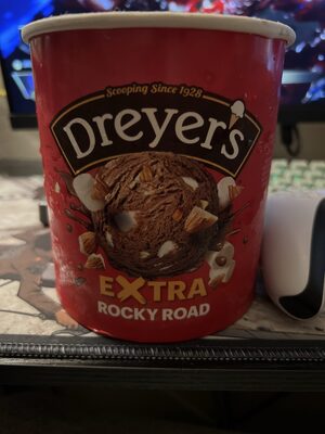 The Original Rocky Road Chocolate Ice Cream, Marshmallow Pieces, Almonds, The Original Rocky Road